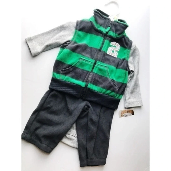 Carters • NWT Three Piece Set 3 Month Boy - Picture 1 of 3